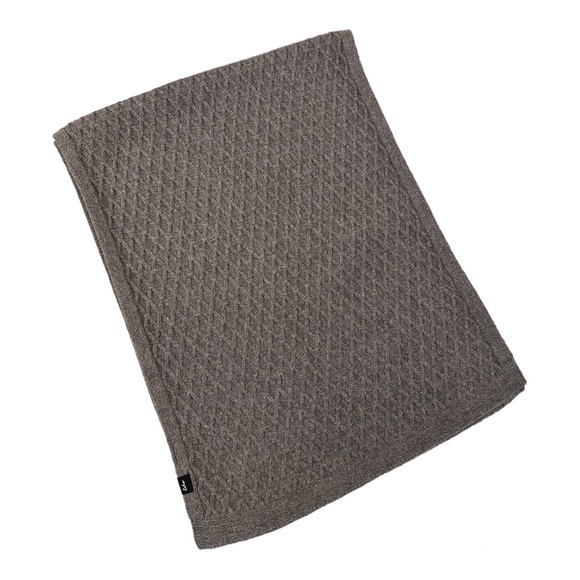 NWOT | Echo New York | Grey Patterned Knit Scarf - Picture 3 of 16